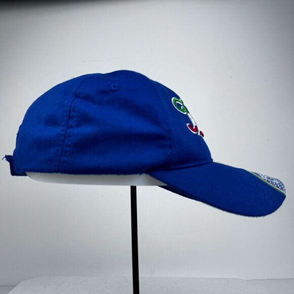 Italia Embroidered Blue Baseball Cap Adjustable Hook and Loop Italy Hat OSFM - Picture 4 of 9